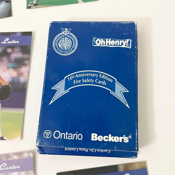 1992 10th Anniversary  Edition Toronto Blue Jays Fire Safety Cards - Picture 4 of 16